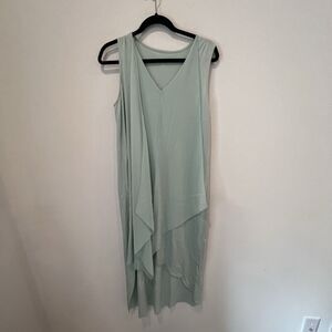Soft Surroundings The Amalfi Dress On Sea Mist Size M Lagenlook Lounge Soft Feel